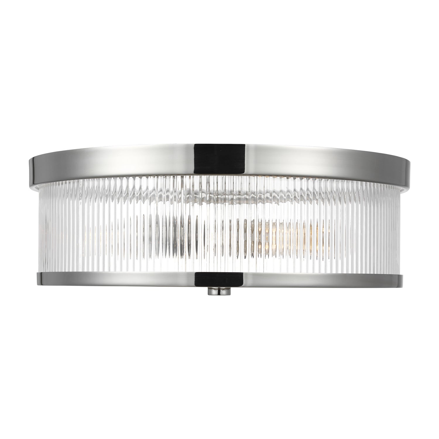 GENEVA MEDIUM FLUSH MOUNT POLISHED NICKEL