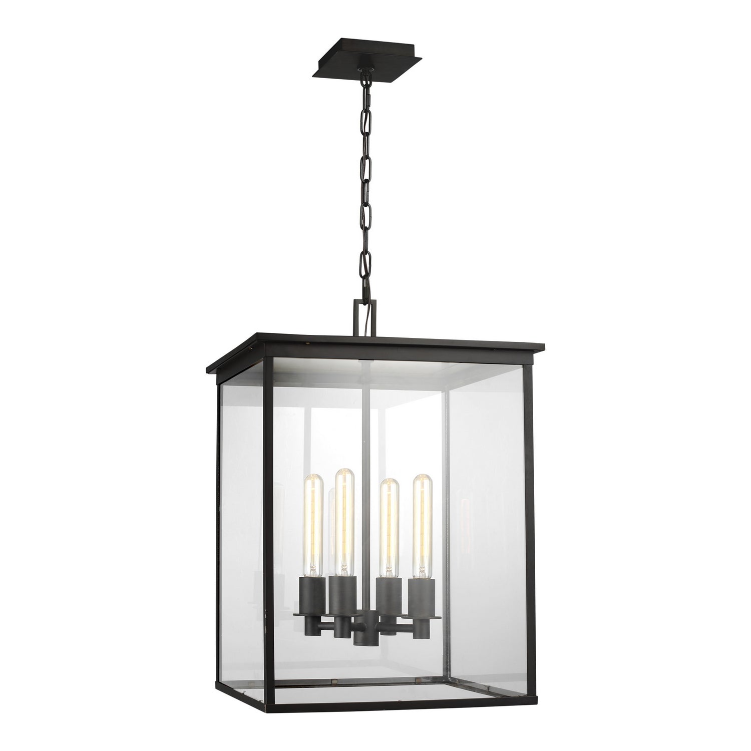 Freeport 4 - Light Outdoor Hanging Lantern Heritage Copper (CO1154HTCP)