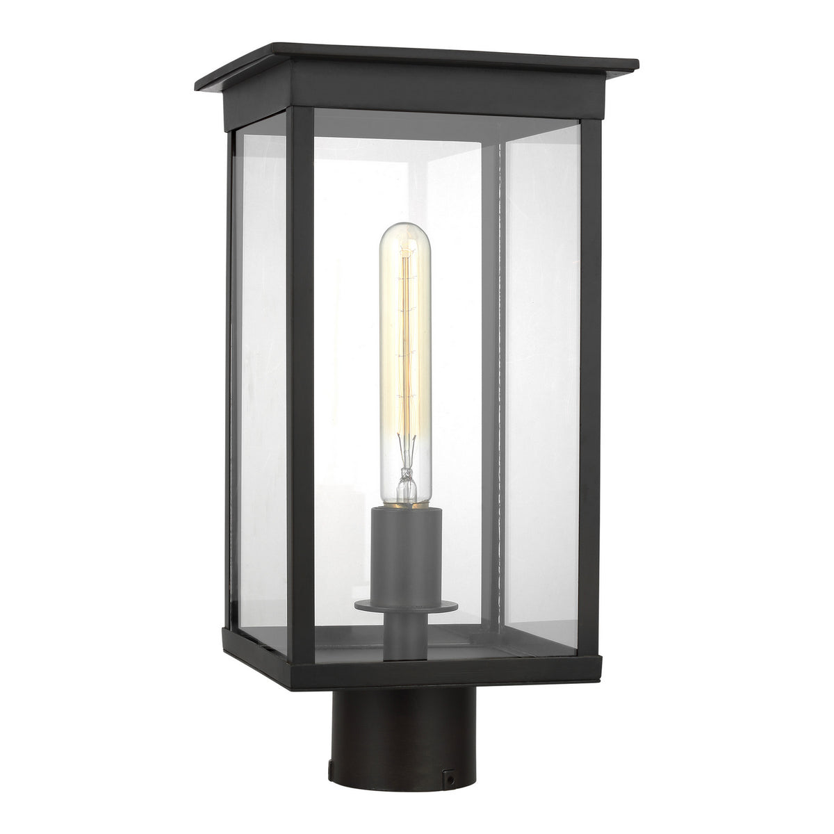 Freeport One Light Outdoor Post Lantern in Heritage Copper
