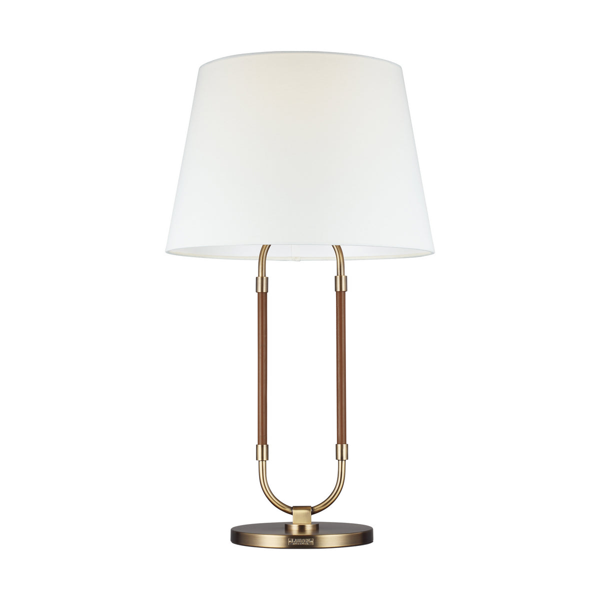 Katie One Light Table Lamp in Time Worn Brass