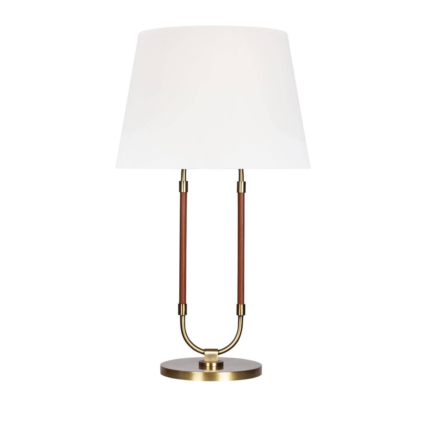 Katie One Light Table Lamp in Time Worn Brass