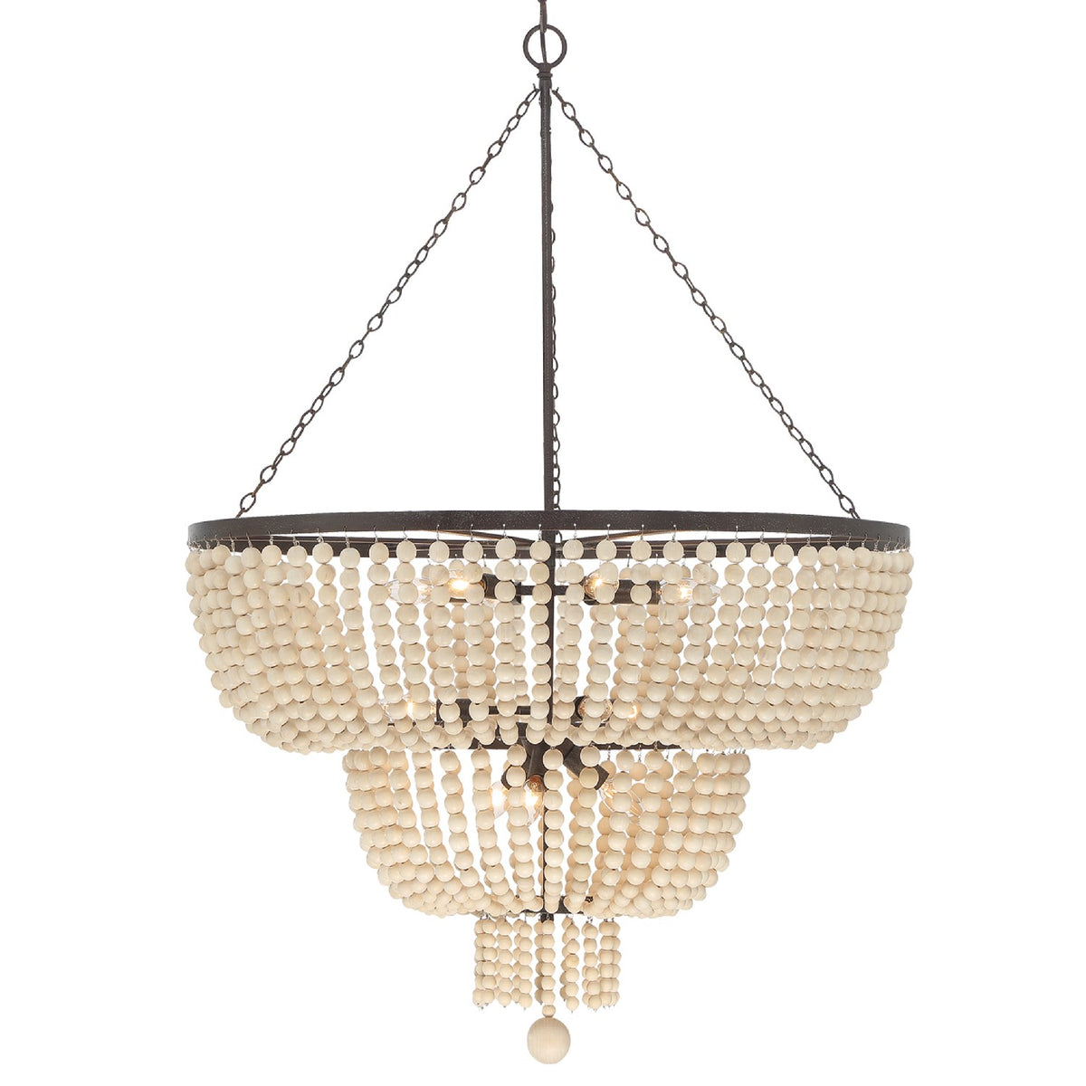 Rylee 12 Light Chandelier in Forged Bronze