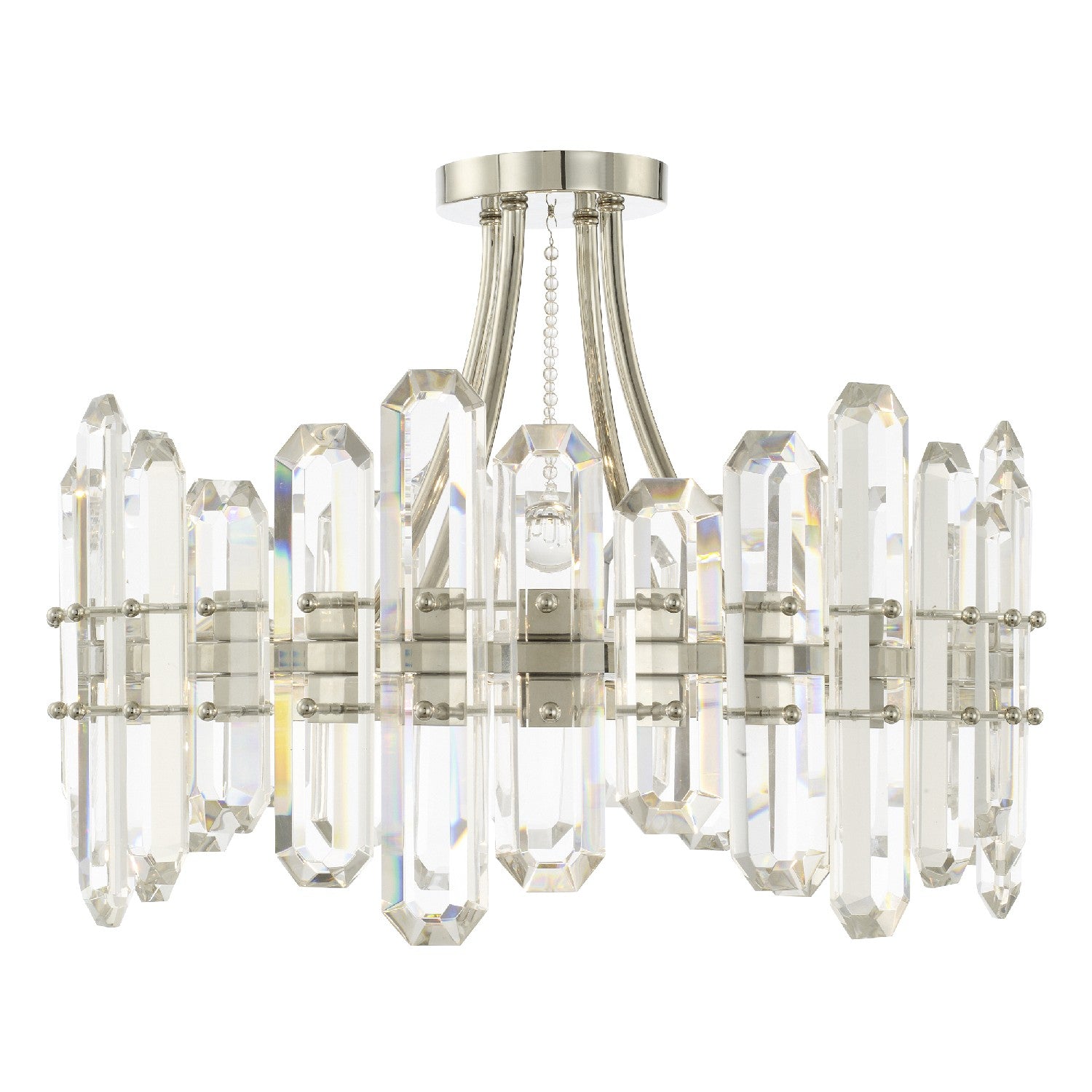 Bolton Four Light Semi Flush Mount