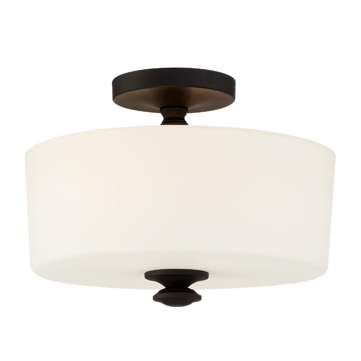 Travis Two Light Semi Flush Mount