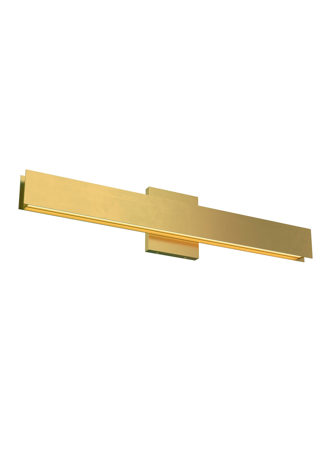 Bau LED Bath in Natural Brass