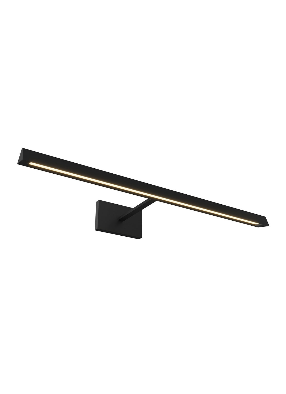 Dessau LED Picture Light in Nightshade Black