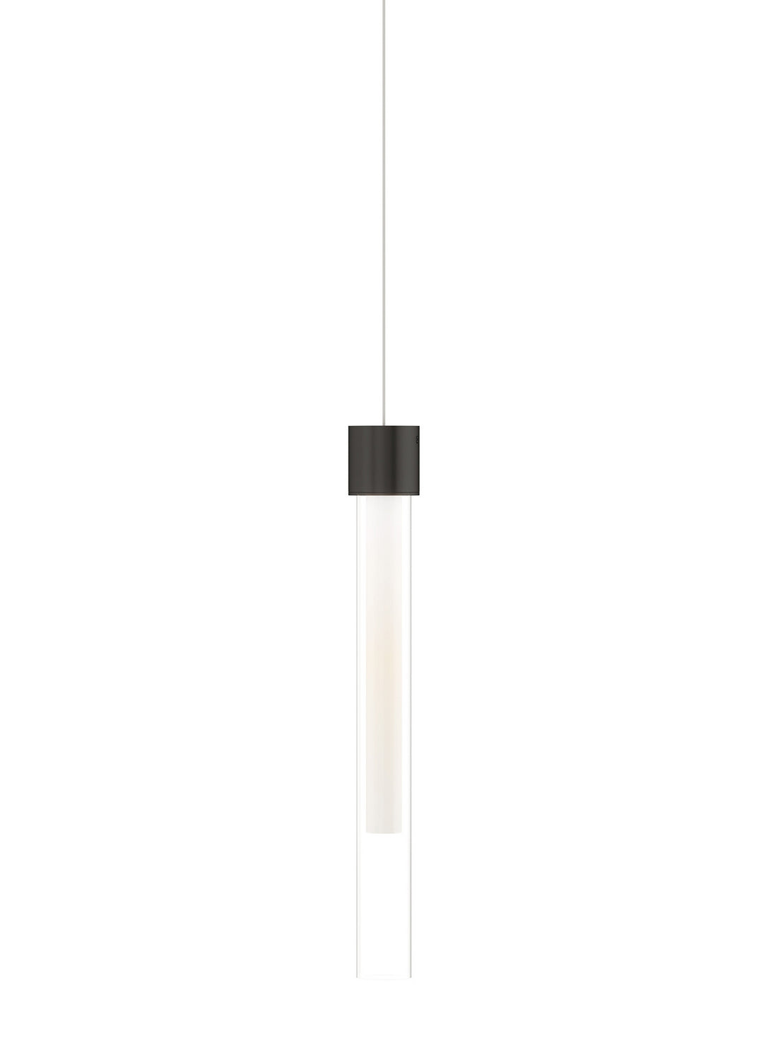 Linger LED Pendant in Nightshade Black