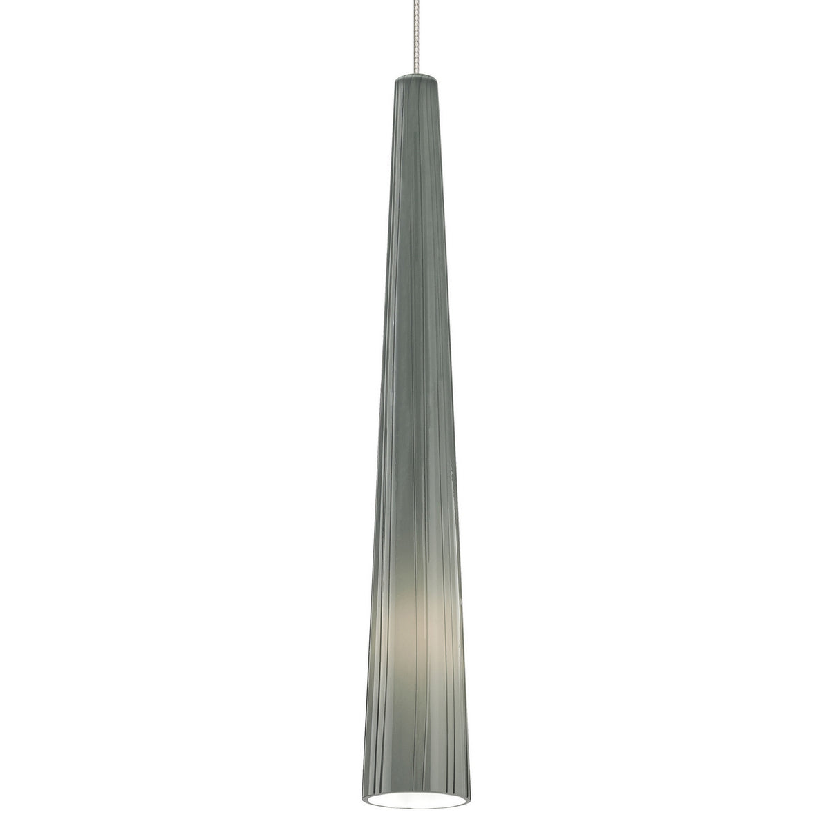 Zenith One Light Pendant in Satin Nickel