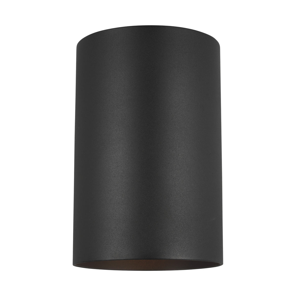 Outdoor Cylinders One Light Outdoor Wall Lantern in Black