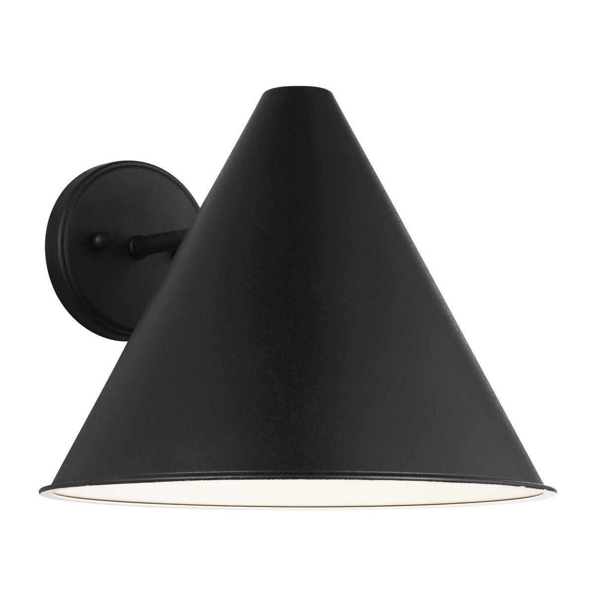 Crittenden One Light Outdoor Wall Lantern in Black