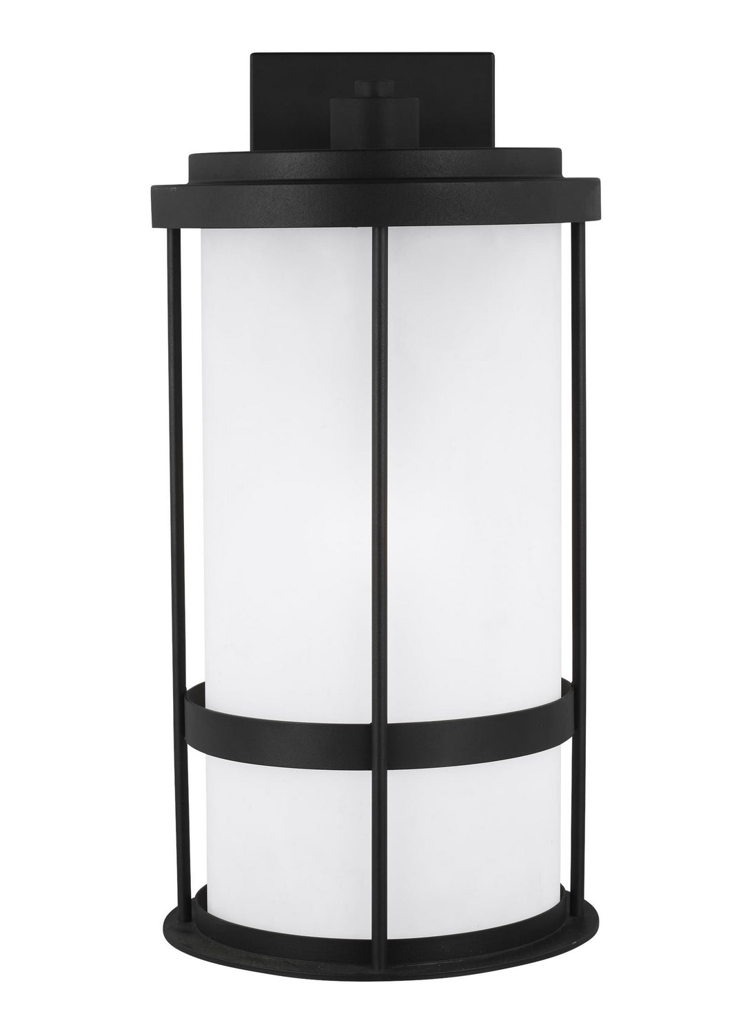 Wilburn One Light Outdoor Wall Lantern in Black