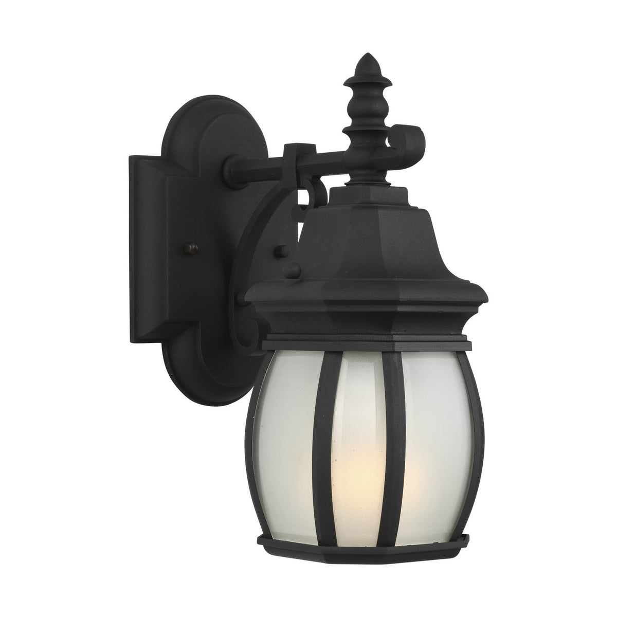 Wynfield One Light Outdoor Wall Lantern in Black