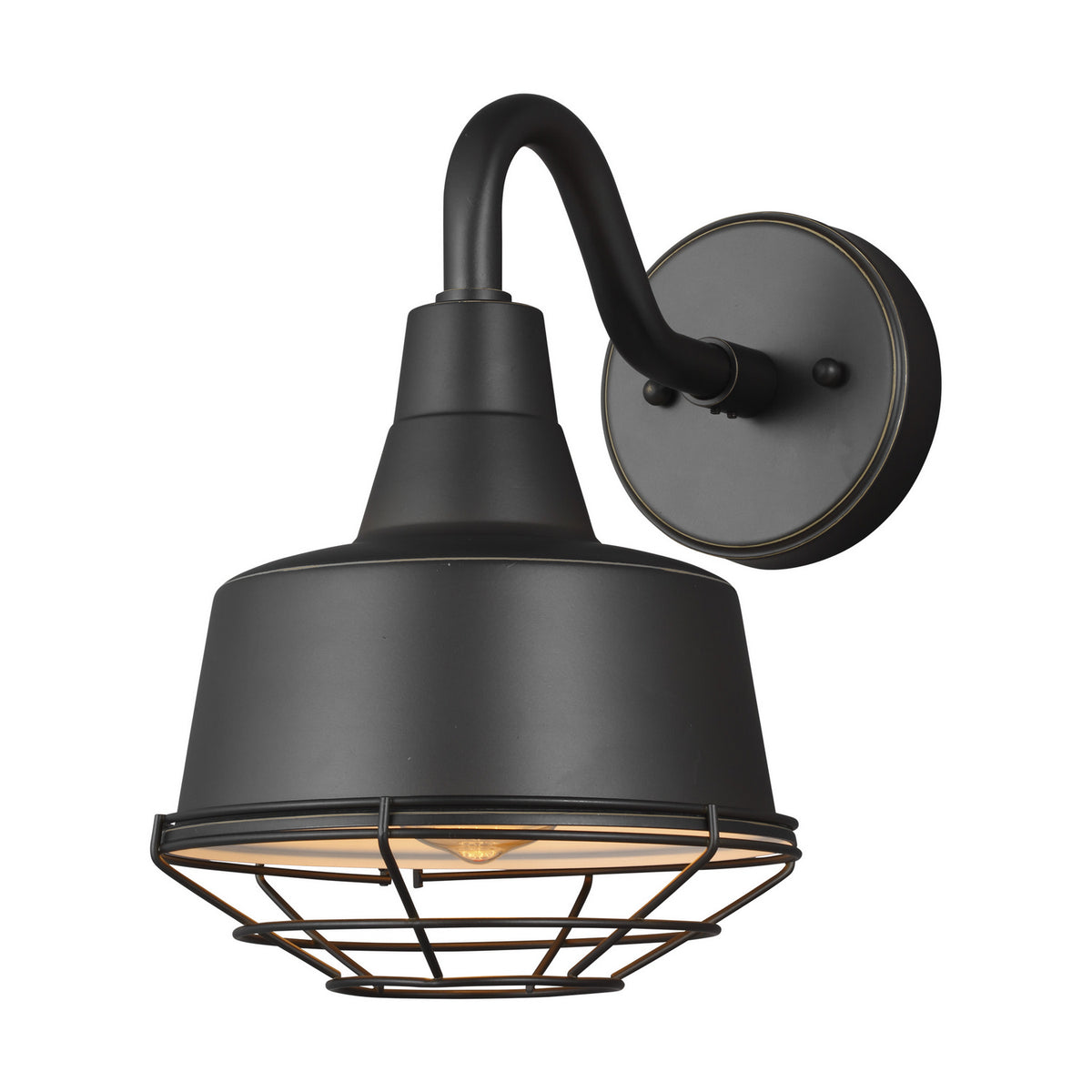 Barn Light Cage in Antique Bronze