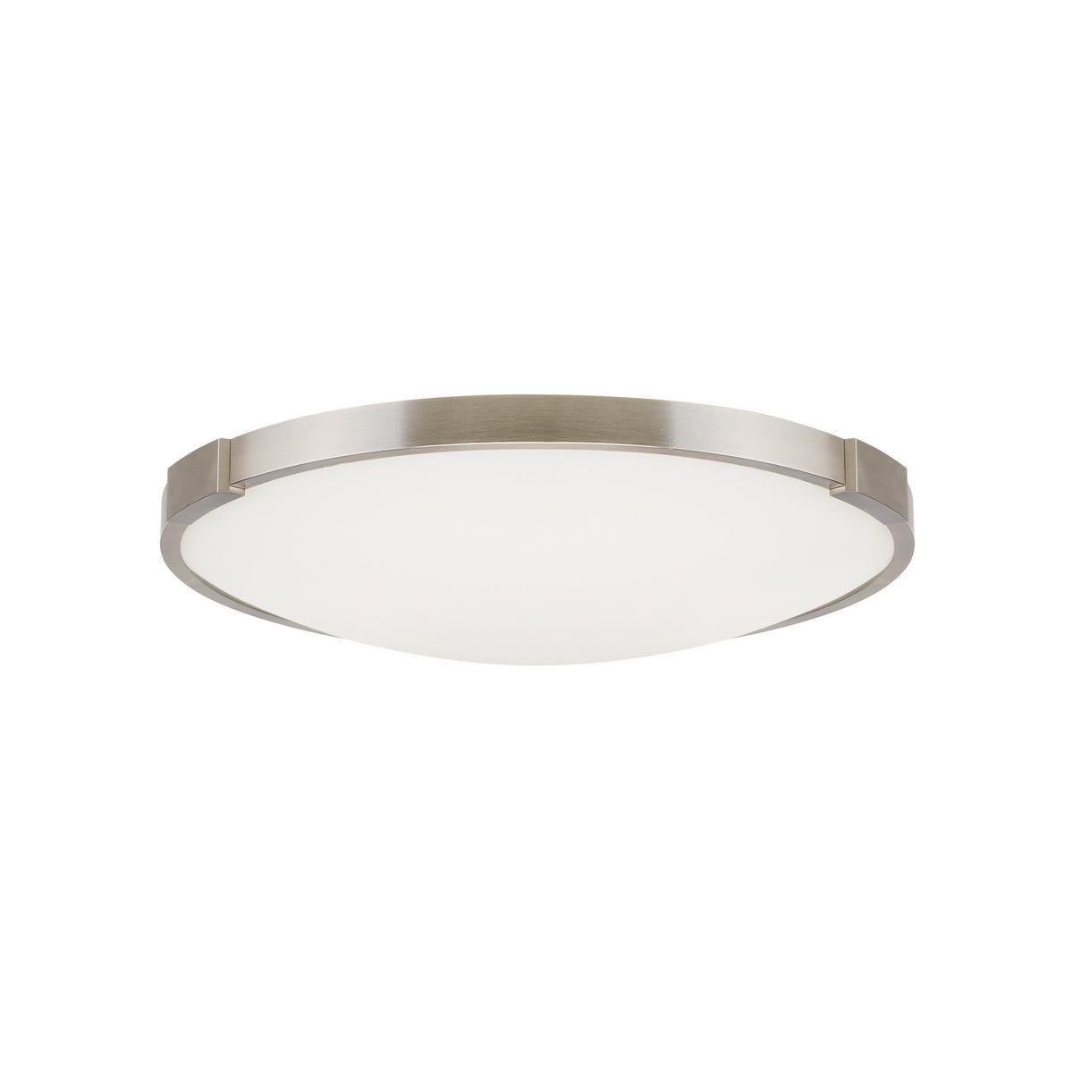 Lance LED Flush Mount in Satin Nickel