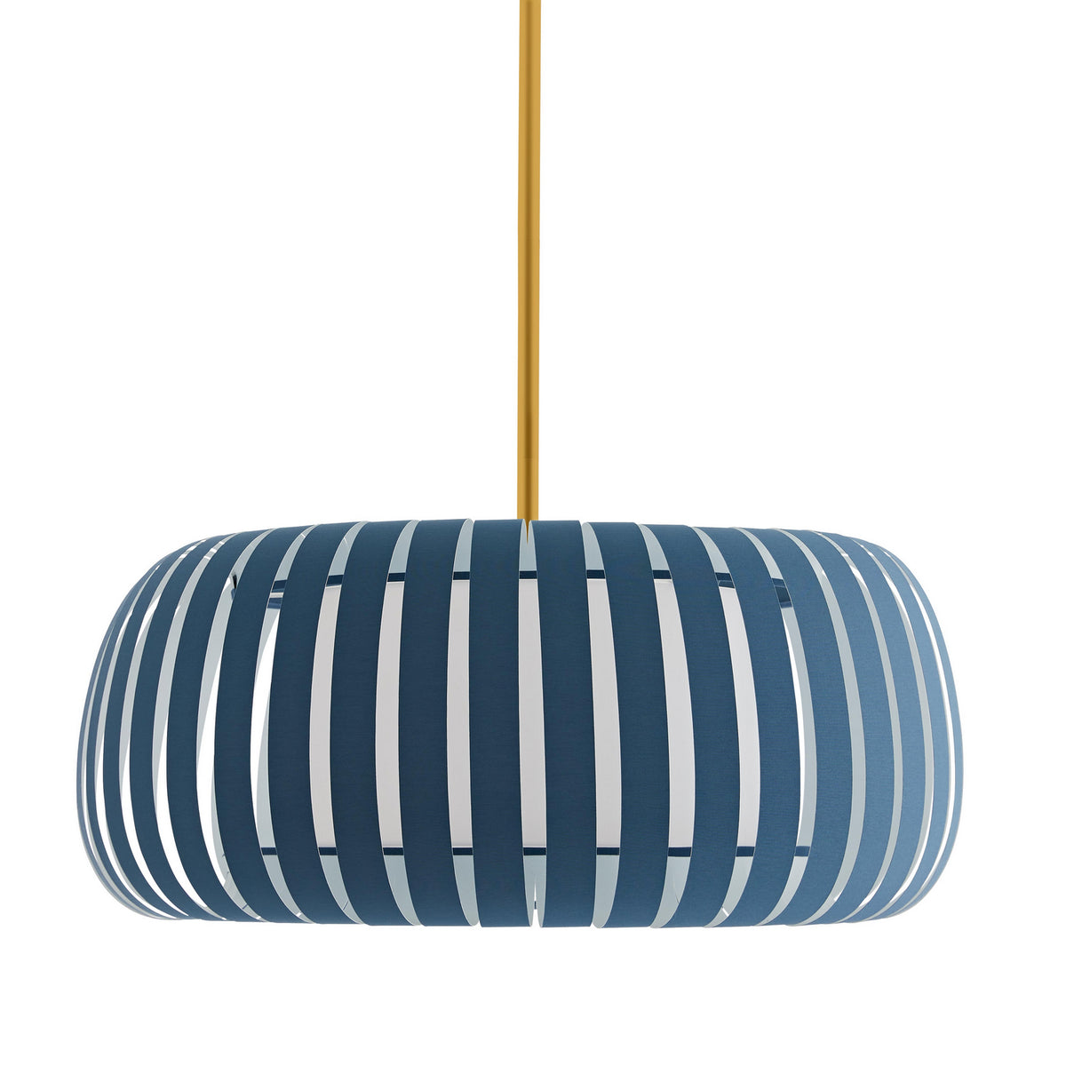 Wilson One Light Pendant in Blue Cadet