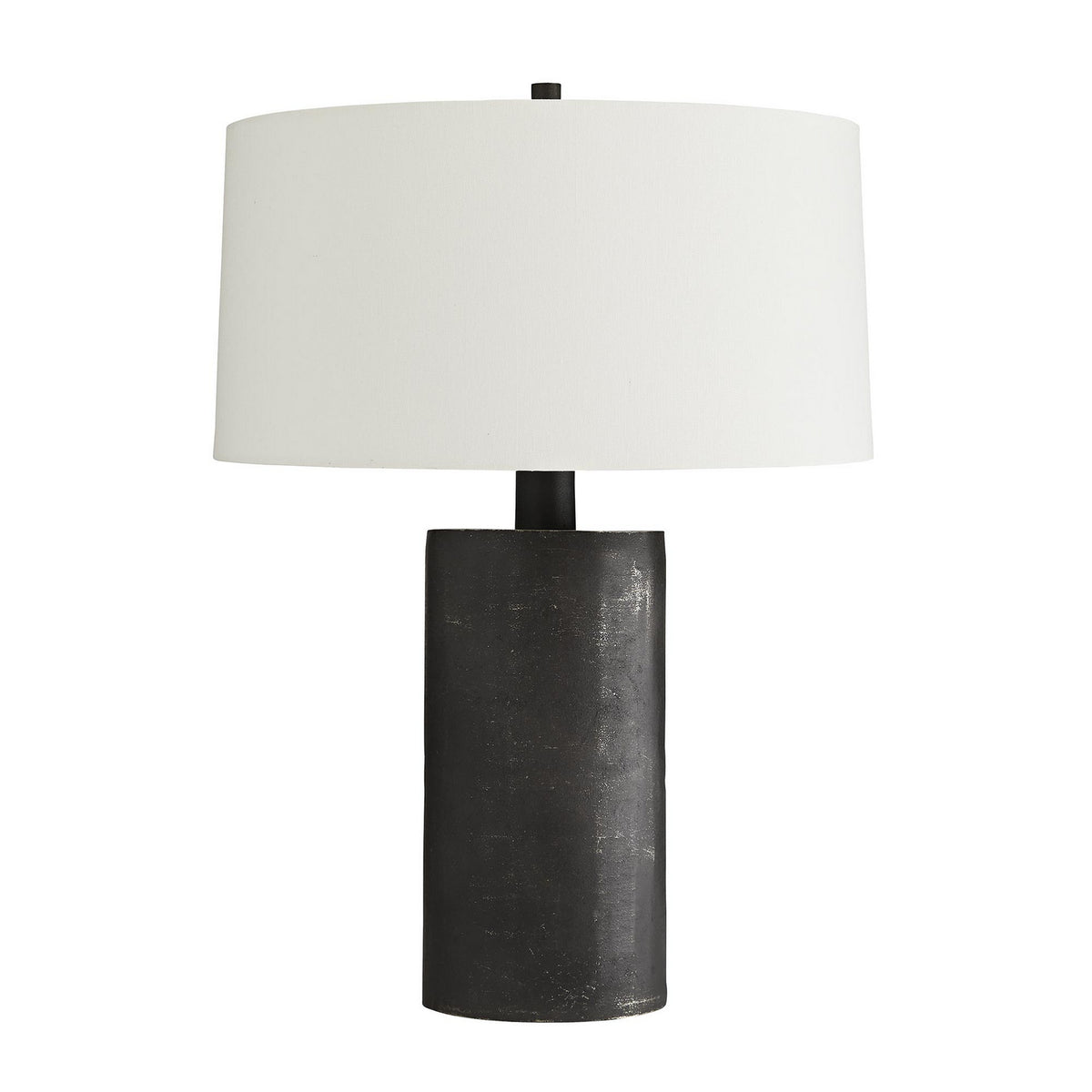 Prague One Light Table Lamp in Blackened