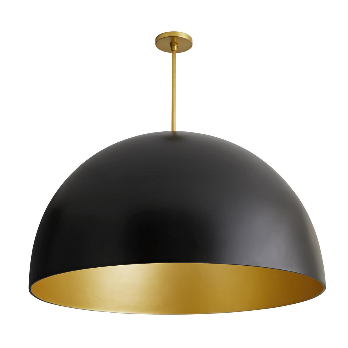 Pascal One Light Pendant in Black