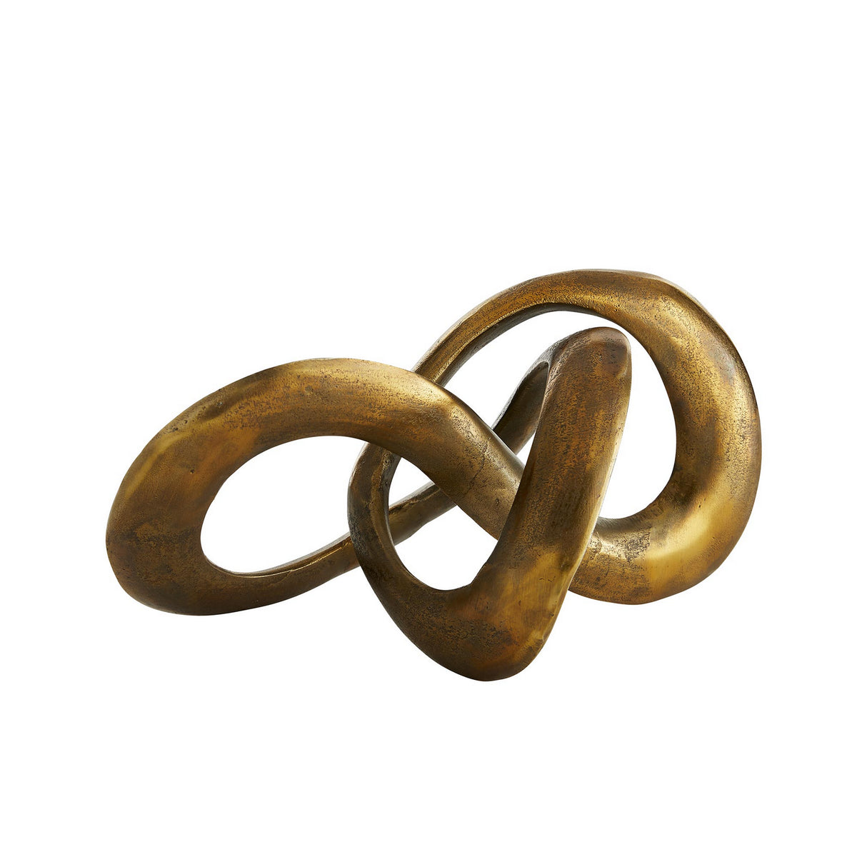 Quinn Sculpture in Antique Brass