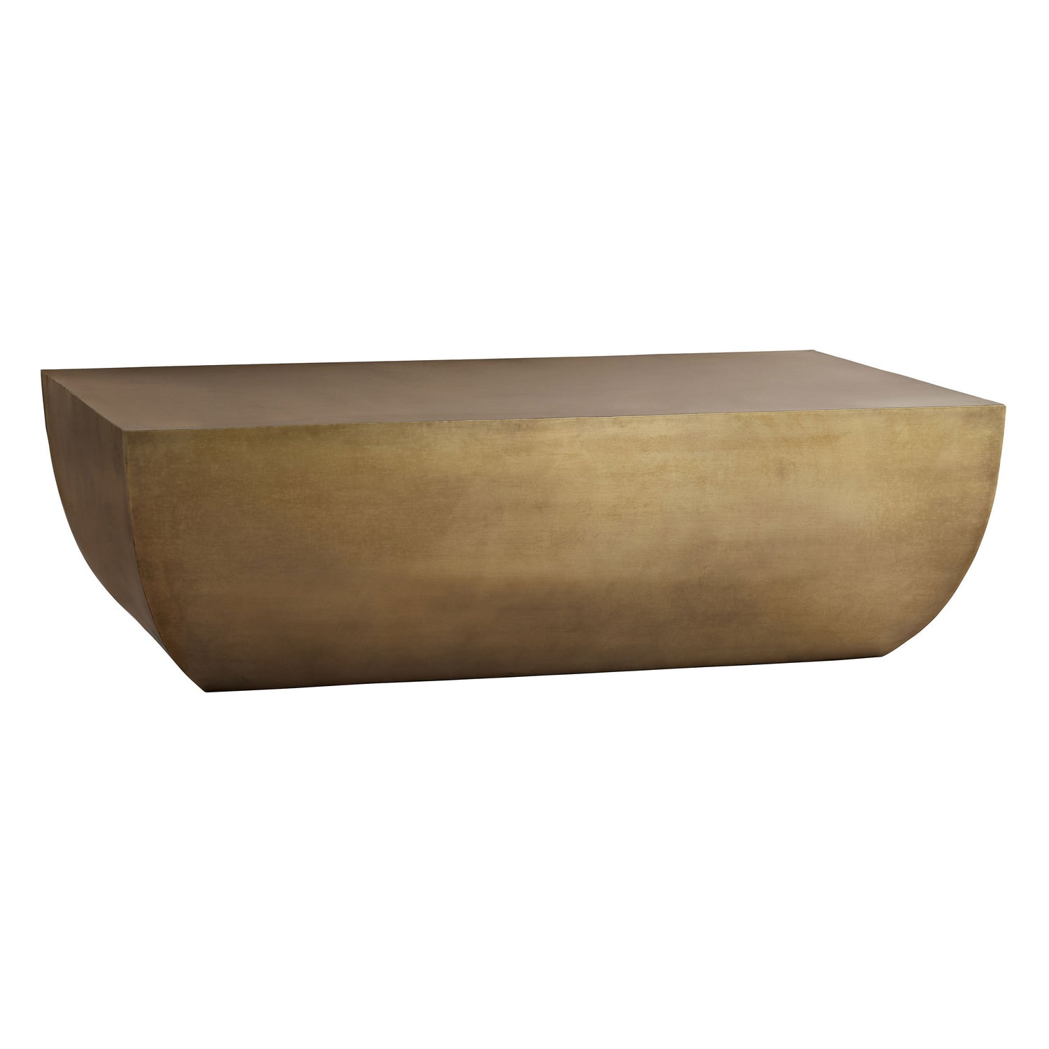 Caroline Coffee Table in Antique Brass