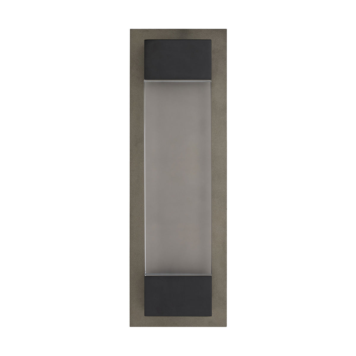Charlie LED Outdoor Wall Sconce in Aged Brass
