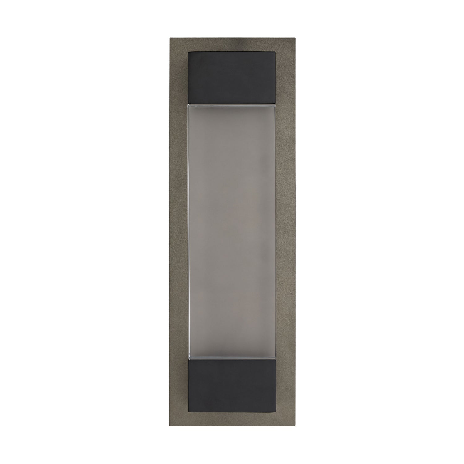 Charlie LED Outdoor Wall Sconce in Aged Brass
