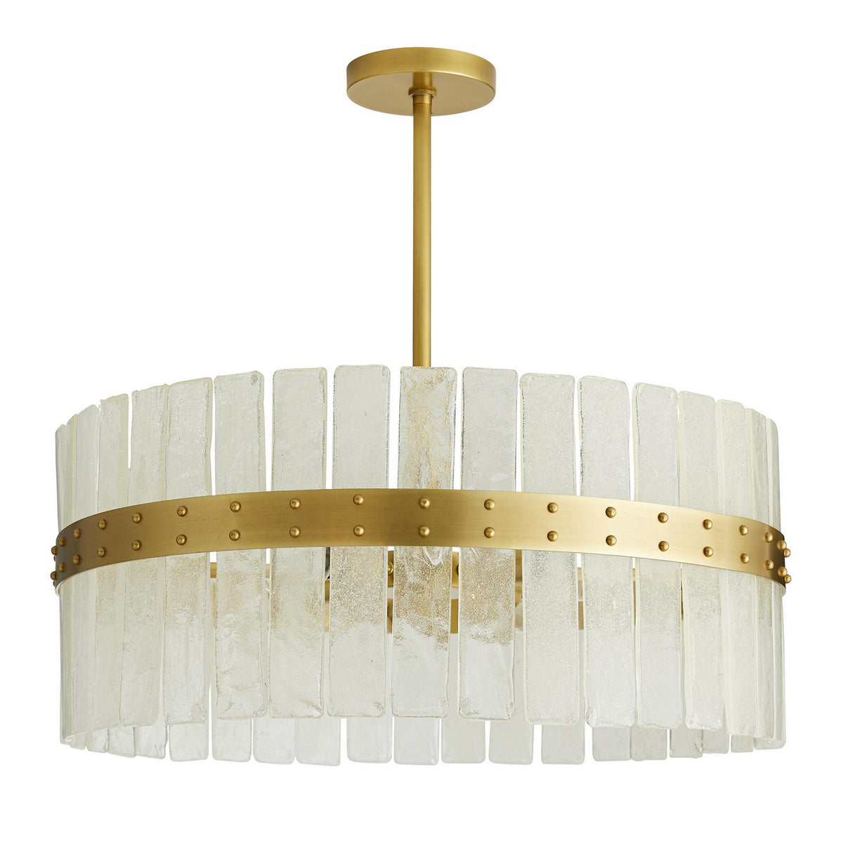 Sinclair Four Light Chandelier in Antique Brass