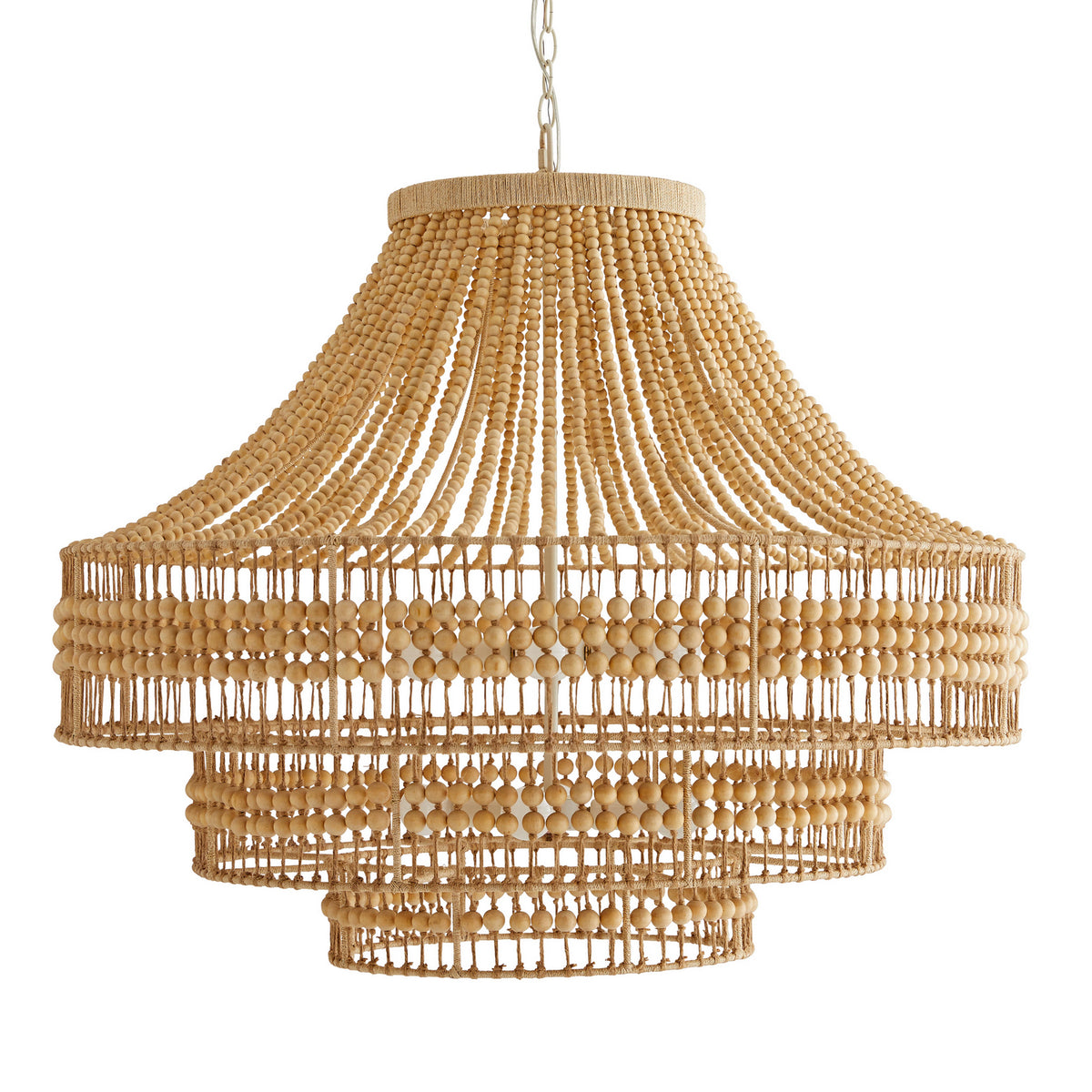 Tulane Eight Light Chandelier in Natural