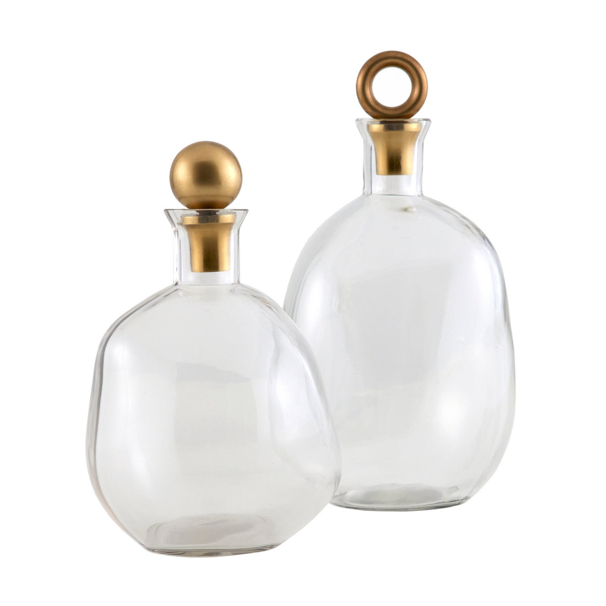 Frances Decanter, set of 2 in Clear