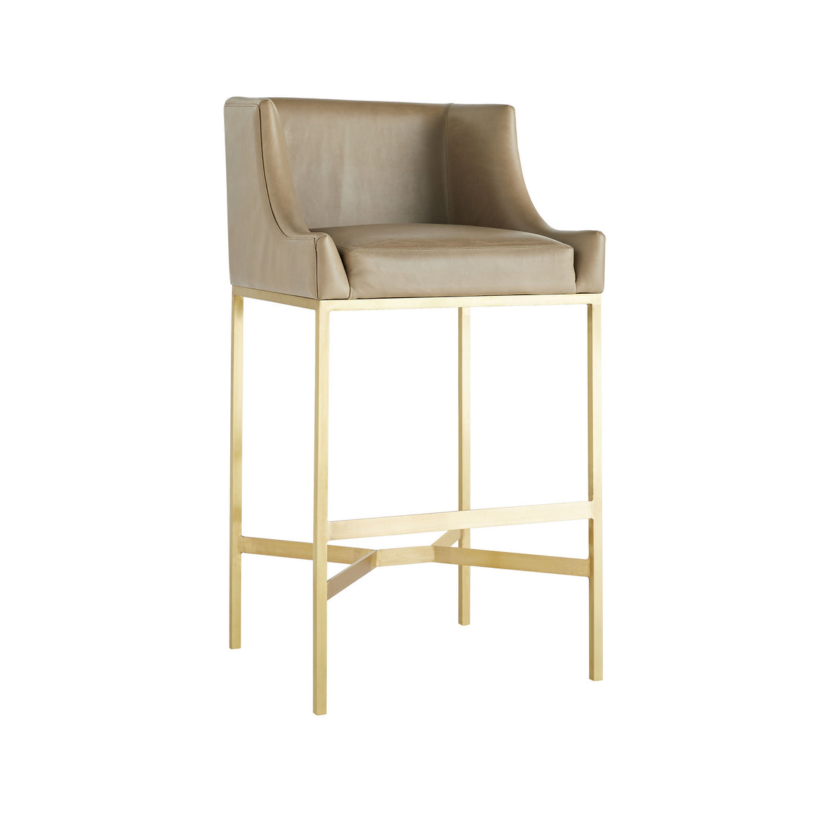 Dalia Bar Stool in Morel