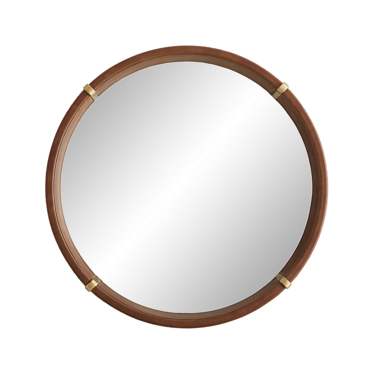 Edmund Mirror in Brown