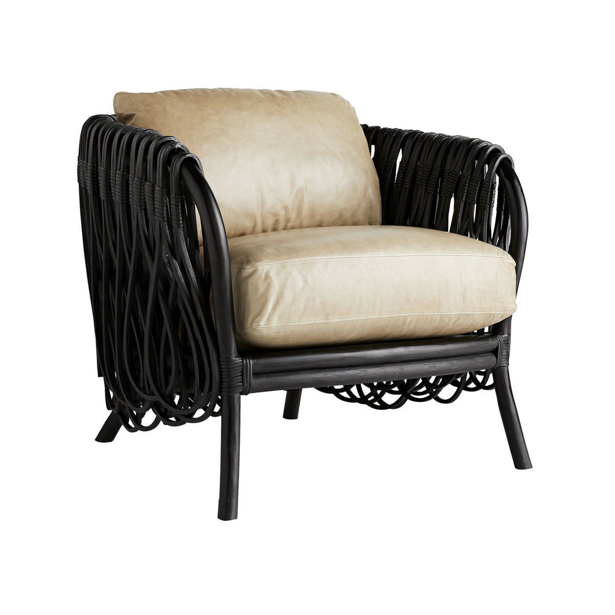 Strata Lounge Chair in Black