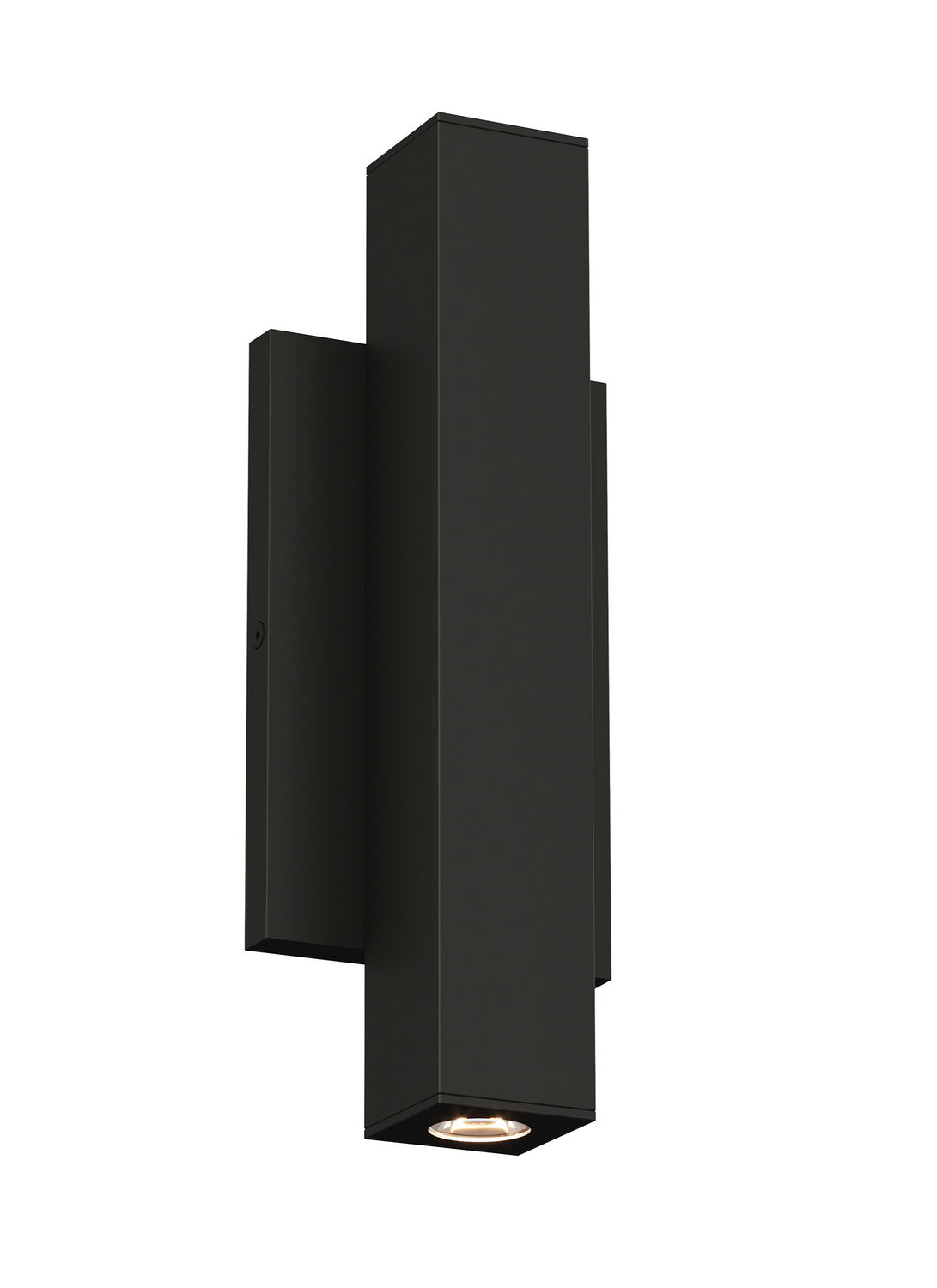 Chara LED Outdoor Wall Lantern in Black