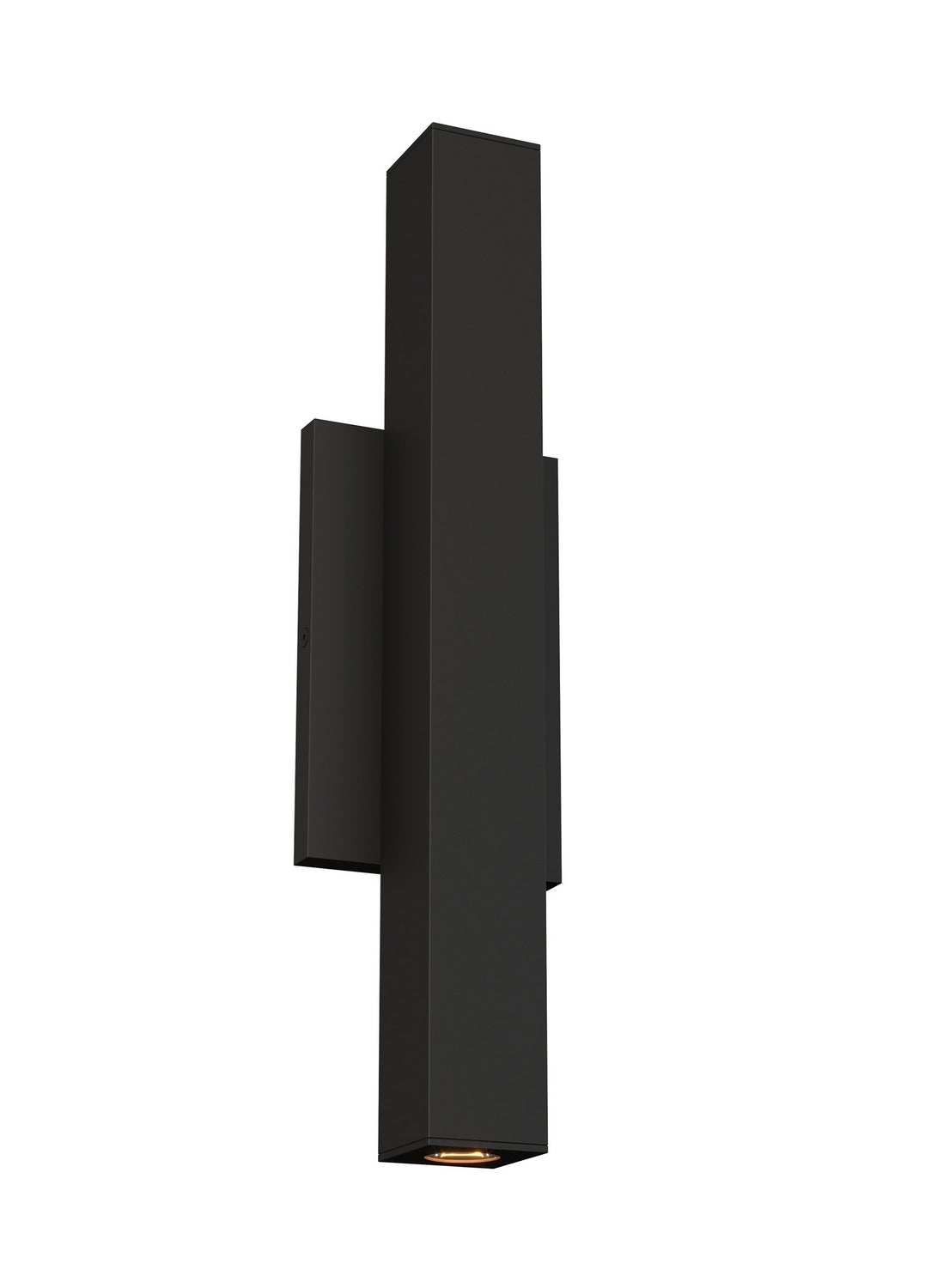 Chara LED Outdoor Wall Lantern in Black