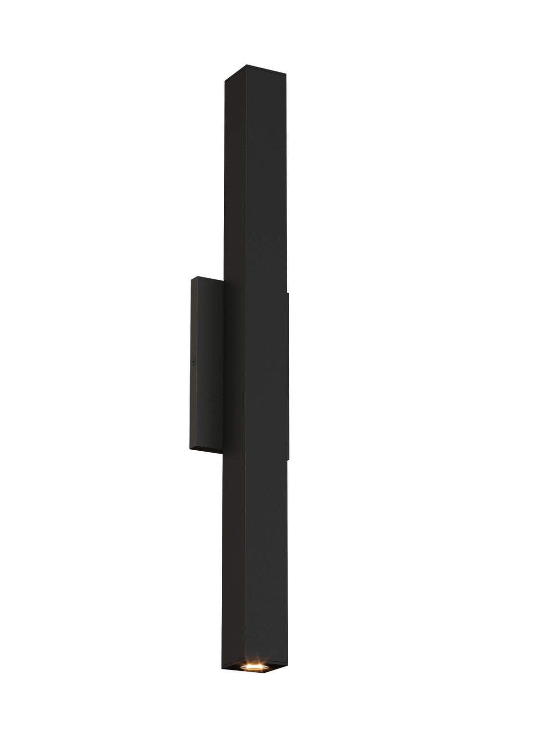 Chara LED Outdoor Wall Lantern in Black
