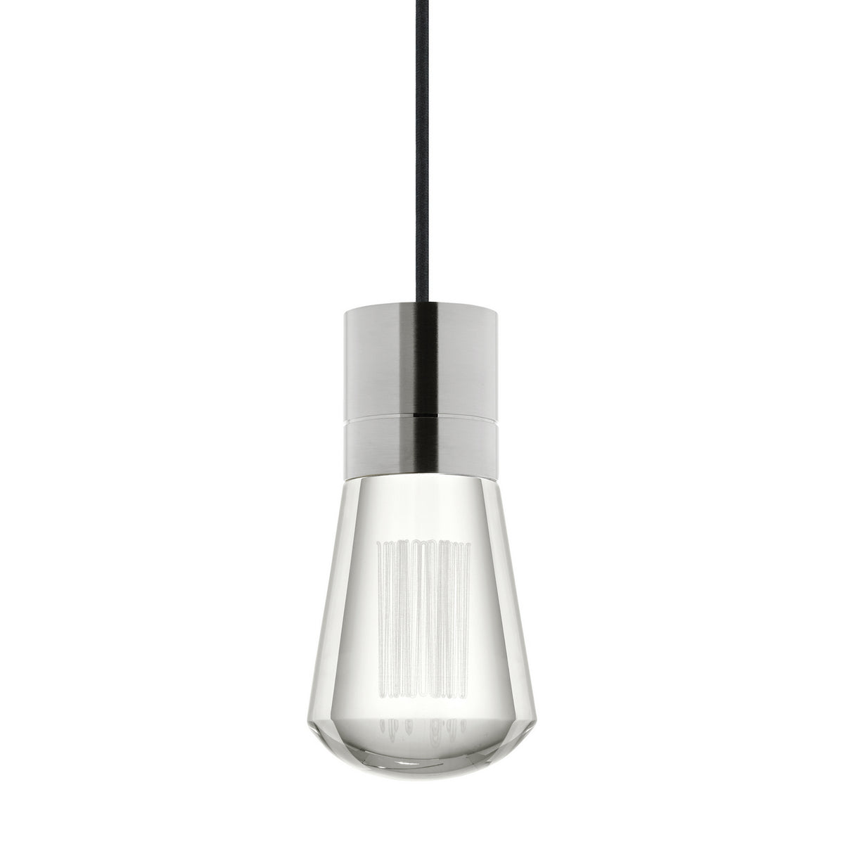 Alva LED Pendant in Satin Nickel