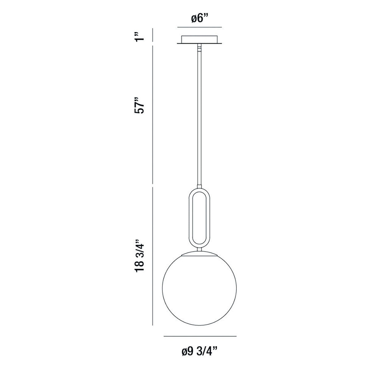 Prospect One Light Pendant