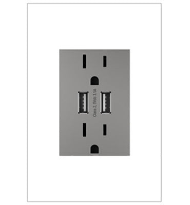 adorne Dual-USB Outlet