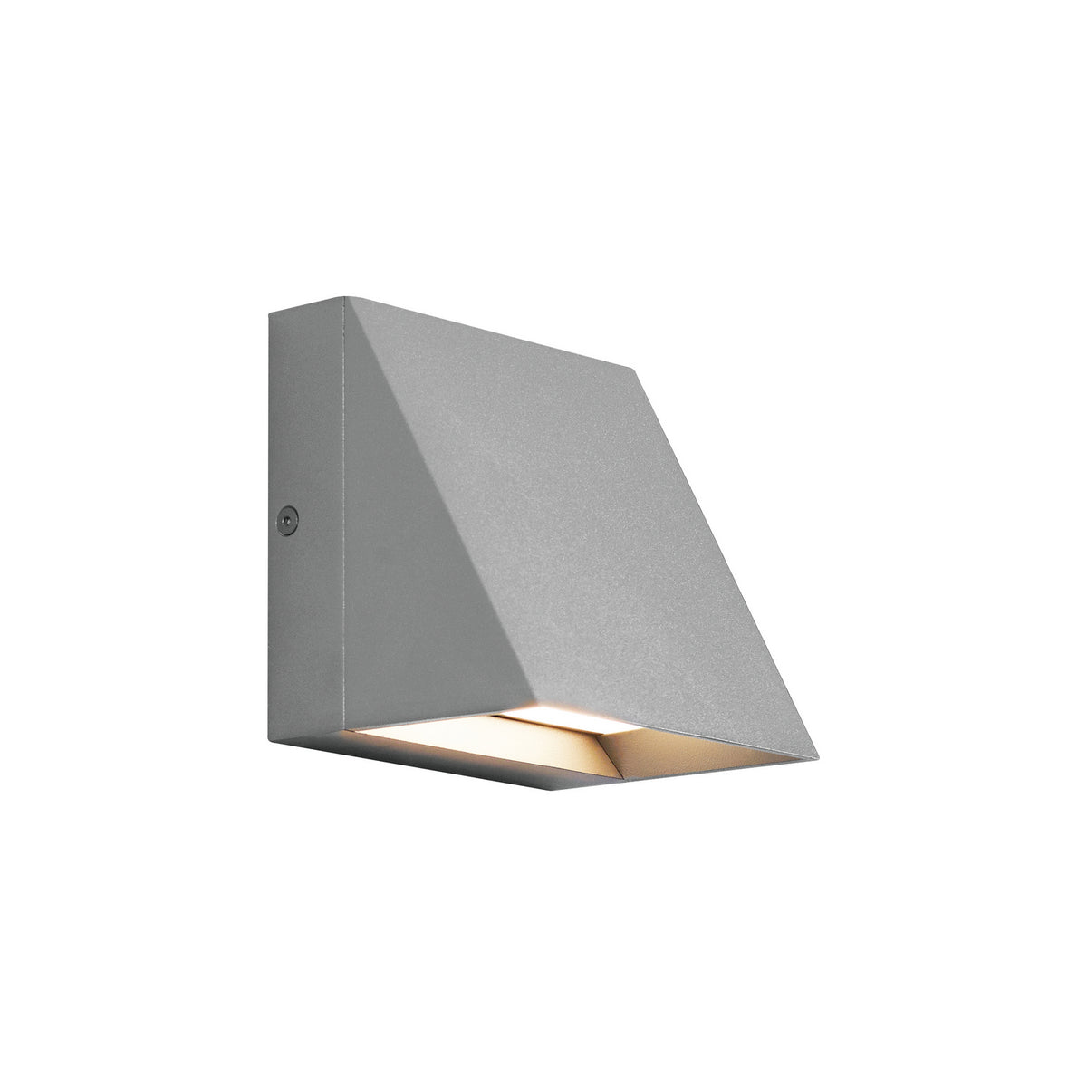 Pitch LED Outdoor Wall Mount in Silver