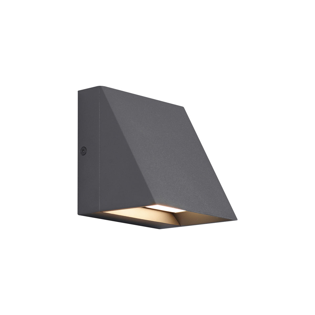 Pitch LED Outdoor Wall Mount in Charcoal