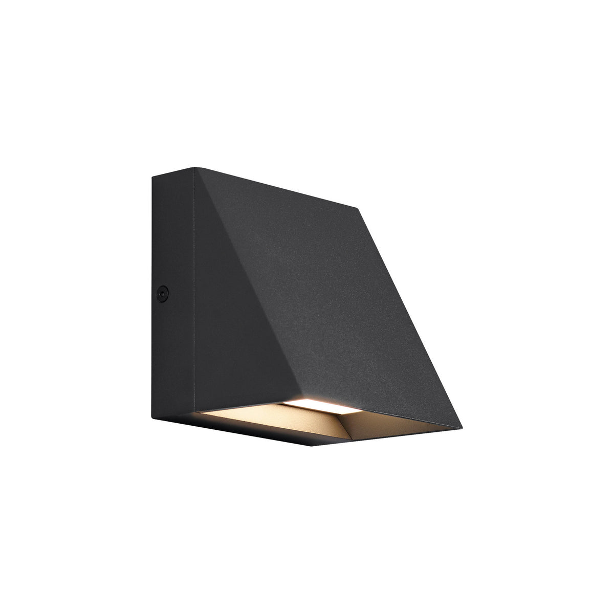 Pitch LED Outdoor Wall Mount in Black