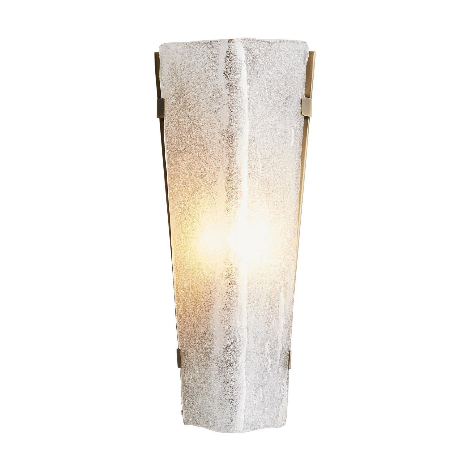 Karina One Light Wall Sconce in Antique Brass