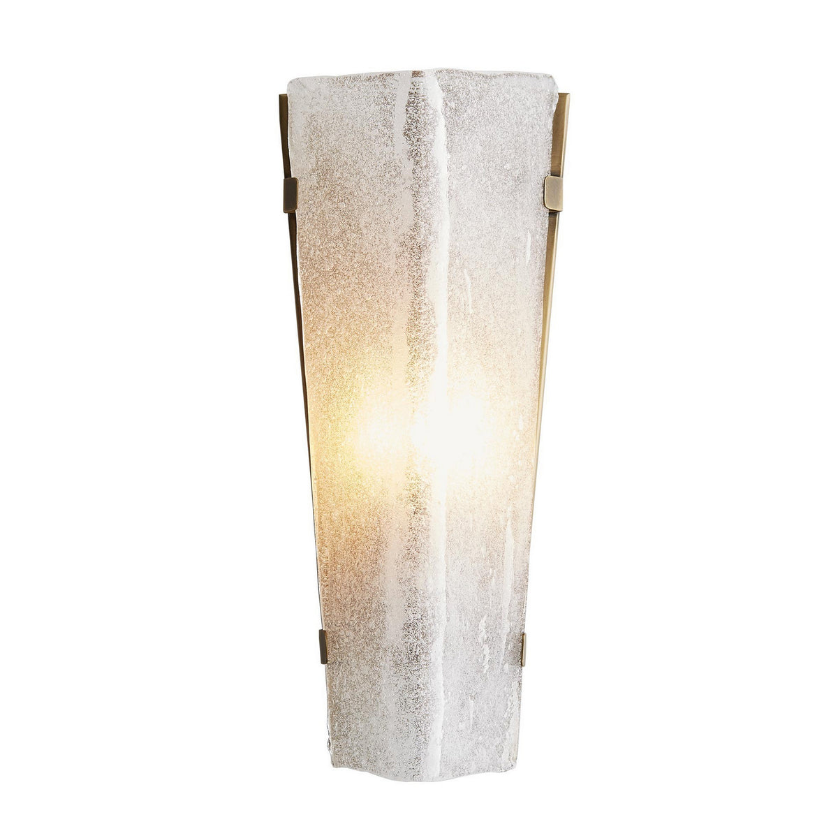 Karina One Light Wall Sconce in Antique Brass