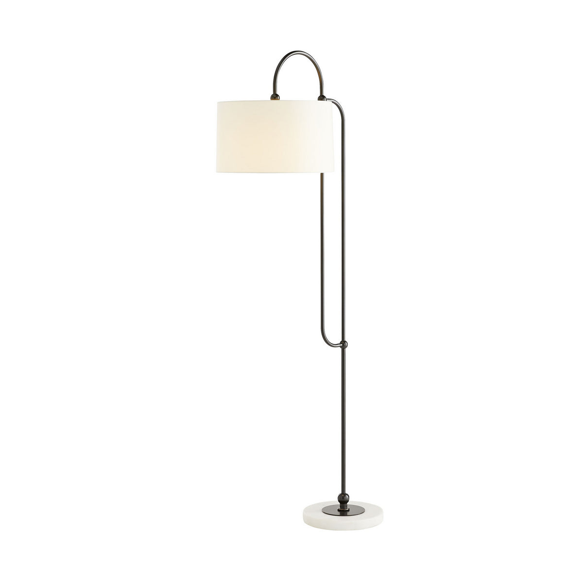 Dorchester One Light Floor Lamp in Bronze