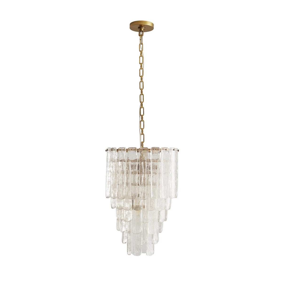 Larie Three Light Chandelier in Clear