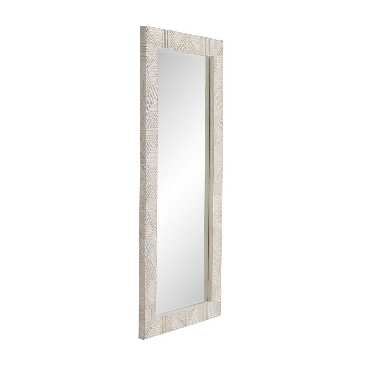 Miroir Marsh blanchi