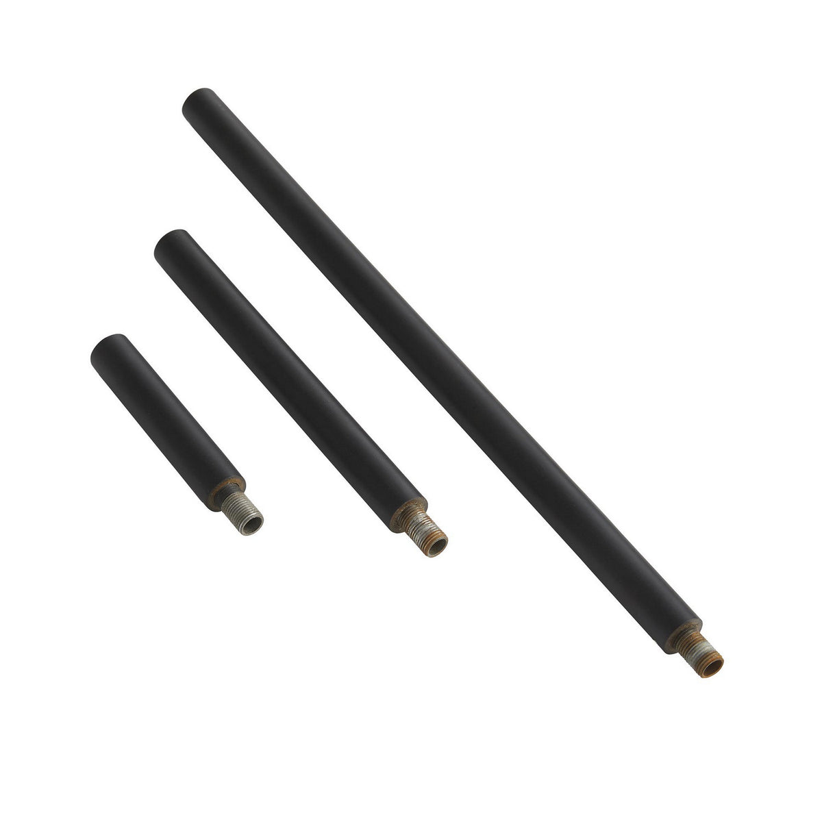 Pipe Extension Pipe in Black Iron