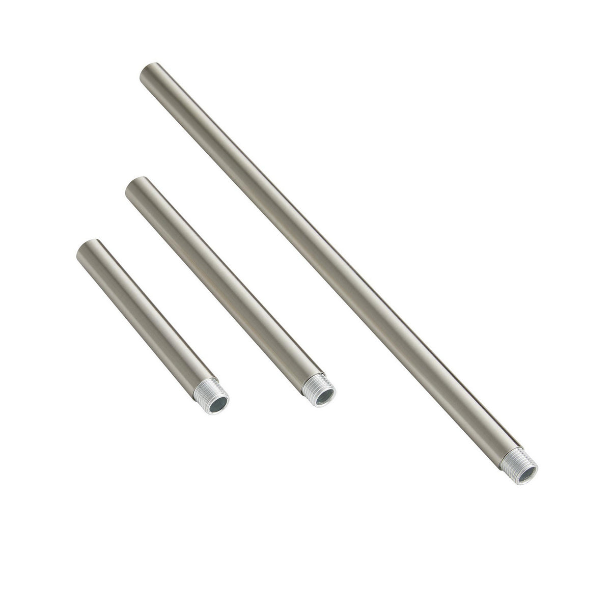 Pipe Extension Pipe in Brushed Nickel