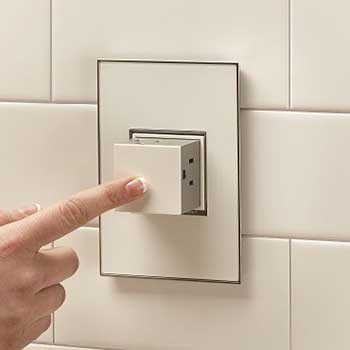 Adorne 15A One-Gang Pop-Out Outlet White