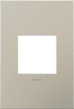 Adorne® Satin Nickel One-Gang Screwless Wall Plate