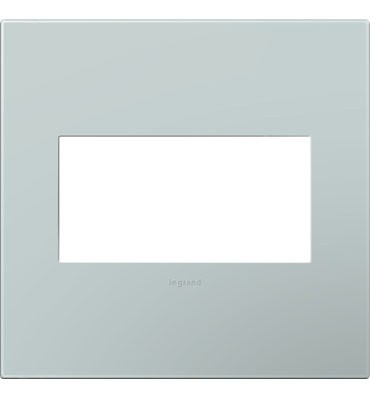 Adorne Magnesium Two-Gang Screwless Wall Plate